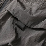 Color-blocked Large Pocket Shooded Windbreaker