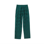 Thin Pleated Elastic Waist Casual Pants