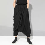 Irregular Double-layered Patchwork Loose Pants