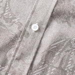 Men's Botanical Print Casual Short Sleeve Shirt