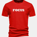 Regular Fit Vague Focus Print Cotton T-Shirt