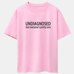 Funny Slogan Print Drop Shoulder Oversize T-Shirt