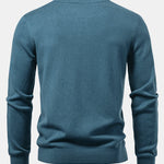 Stripe Mock Neck Sweater