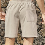 Men's Vintage Knitted Loose Pocket Casual Shorts
