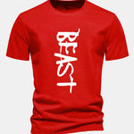 Regular Fit Beast Print Cotton T-Shirt