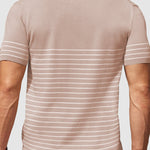 Men's Striped Knitted Business Casual POLO