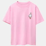Duck You Print Drop Shoulder Oversize T-Shirt