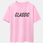 Classic Print Drop Shoulder Oversize T-Shirt