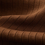 Stripe V Neck Knit Polo Shirt