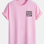 Regular Fit Cool Dads Club Print Cotton T-Shirt