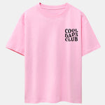 Cool Dads Club Print Drop Shoulder Oversize T-Shirt