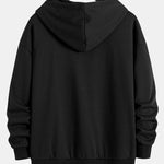 Faith Print Relax Fit Zip Hoodie
