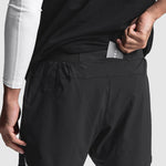 Men's Breathable Fake Two-Piece Trunks Sports Fitness Quick-Drying Casual Elastic  Pants
