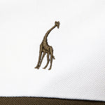 Contrast Pique V Neck Polo Shirt