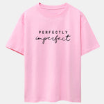 Perfectly Imperfect Print Drop Shoulder Oversize T-Shirt