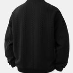 Relax Fit 2-in-1 Twist Jacquard Sweatshirt