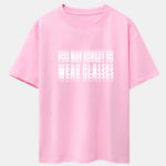 You May Forget To Wear Glasses Slogan Print Drop Shoulder Oversize T-Shirt