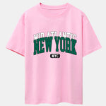 New York Print Drop Shoulder Oversize T-Shirt