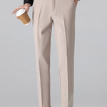 Striped Knitted Polo Shirt & Slim Fit Tapered Trousers