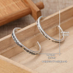 Unique Silver Hoops