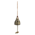 Buddha Stones Feng Shui Buddha Koi Fish Dragon Elephant Wind Chime Bell Luck Wall Hanging Decoration