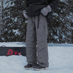 Winter Outdoor Down-filled Warm Windproof Waterproof Ski Pants