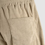 Men's textured plaid terry casual long-sleeved shirt and corduroy pants set