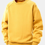 Basic Raglan Sleeve Crew Neck Sweatshirt