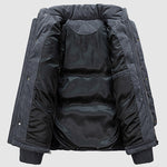 Men's corduroy thickened stand collar Puffer Jacket