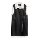 Winter Retro Lapel Plus Velvet Thickened Vest