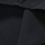 Men's solid color short-sleeved shirt casual pants set