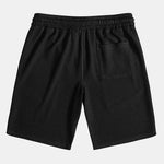 Muscle Fit Ribbed Deep Cuban Shirt & Drawstring Ribbed Shorts