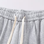 Straight Leg Pleated Pintuck Sweatpants