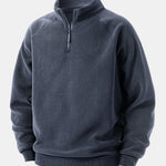 Polar Fleece Quarter Zip Sweatshirt
