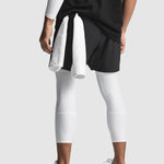 Men's Breathable Fake Two-Piece Trunks Sports Fitness Quick-Drying Casual Elastic  Pants