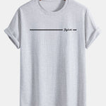 Regular Fit Stylish Stripe Print Cotton T-Shirt