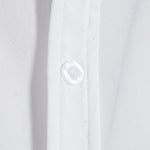 Men's solid color lapel button down casual short sleeve shirt