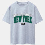 New York Print Drop Shoulder Oversize T-Shirt