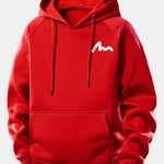Letter Print Drawstring Hoodie