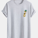 Regular Fit Cool Pineapple Boy Print Cotton T-Shirt