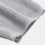 3 Pieces Ribbed Crew Neck Knit T-Shirt
