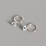 Buddha Stones 925 Sterling Silver Evil Eye Blessing Protection Stud Earrings