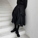 Hoop Hook Decorative Culottes Hakama Pants
