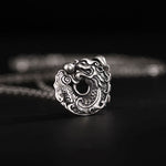 Buddha Stones Koi Fish Dragon Peace Buckle Wealth Necklace Pendant