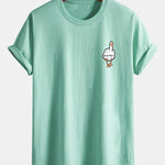 Regular Fit Duck You Print Cotton T-Shirt