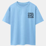 Cool Dads Club Print Drop Shoulder Oversize T-Shirt