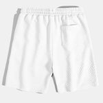 Striped Jacquard Button Up Shirt & Drawstring Shorts