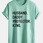 Regular Fit Men Slogan Print Cotton T-Shirt