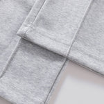 Straight Leg Pleated Pintuck Sweatpants
