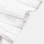 Linen Look Striped Button Up Shirt & Drawstring Shorts